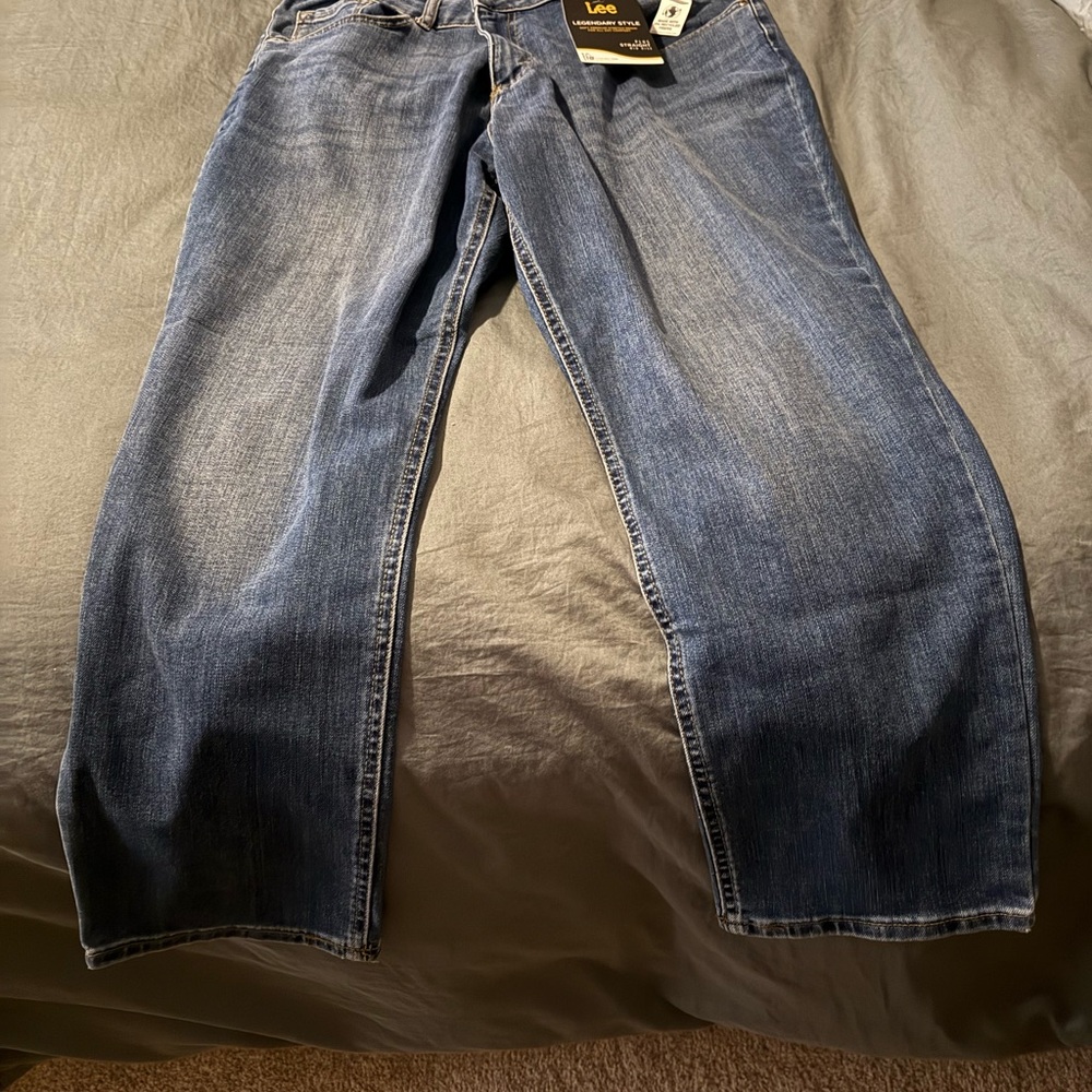 Lee Women's Straight Leg Blue Jeans